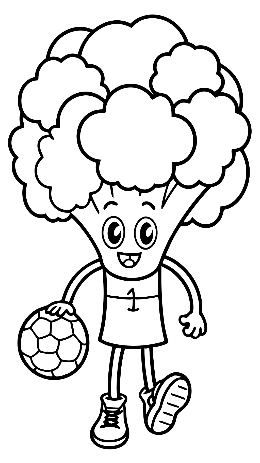 coloring pages of broccoli